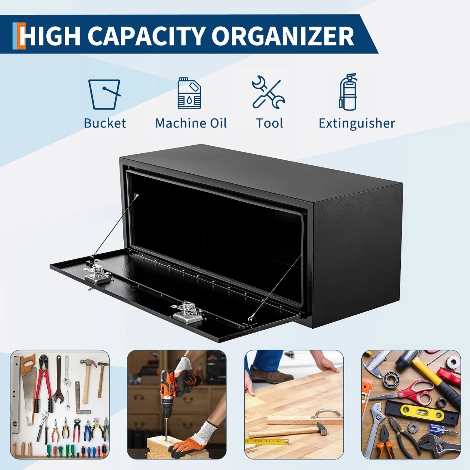 Heavy Duty Black Steel Truck B - Home Security Box ulasan dan harga
