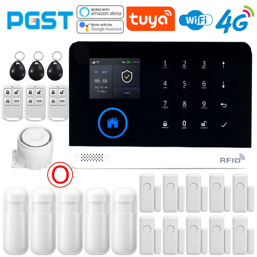 PGST Home Alarm System, WIFI S - Sim Gsm Alarm ulasan dan harga