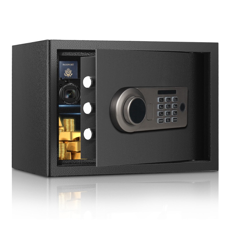 Electronic Password Safe 25cm  - Home Security Box ulasan dan harga