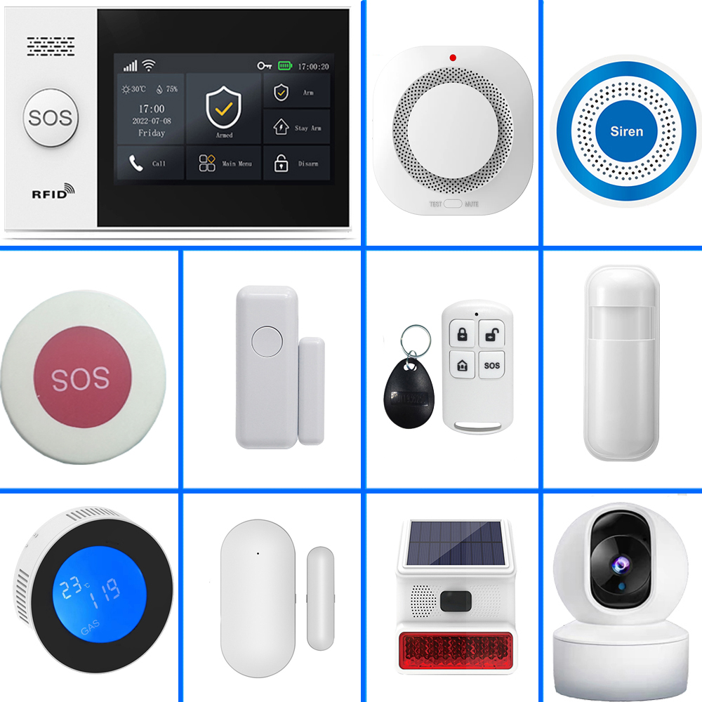 PGST 4G Tuya Smart Home Alarm  - Sim Gsm Alarm ulasan dan harga